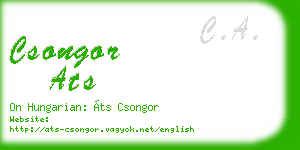 csongor ats business card