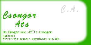 csongor ats business card